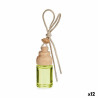 Car Air Freshener Bamboo Wood Glass 8 ml (12 Units)