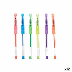 Set of Biros Multicolour (12 Units)