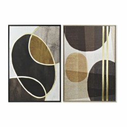 Painting DKD Home Decor Abstract Modern 84 x 4,5 x 124 cm (2 Units)