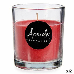 Scented Candle Red fruits 7 x 7,7 x 7 cm (12 Units)