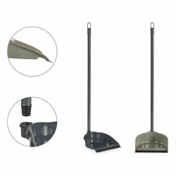 Dustpan PVC Metal 23 x 87,5 x 23 cm (12 Units)