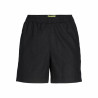 Sports Shorts for Women Jack & Jones Black Linen