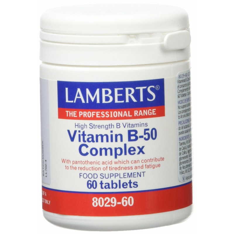 Food Supplement Lamberts Vitamin B-50 Complex 60 Units