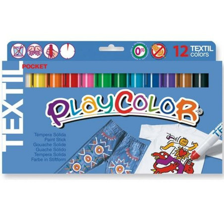 Tempera Playcolor Solid Multicolour