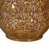 Vase Ceramic Brown 20 x 20 x 20 cm