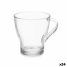 Cup Transparent Glass 280 ml (24 Units)