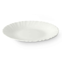 Dessert dish White Glass 19 x 2 x 19 cm (24 Units)