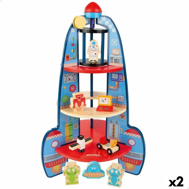 Playset Woomax 9 Pieces 2 Units 32,5 x 53,5 x 32,5 cm