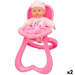 Baby doll Colorbaby 2 Units 22,5 x 34,5 x 33,5 cm