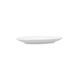 Plate Bidasoa Fosil White Ceramic Aluminium Oxide 15,8 x 13,8 x 2 cm Coffee (8 Units)