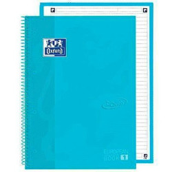 Notebook Oxford European Book School Pastel Blue A4 5 Pieces