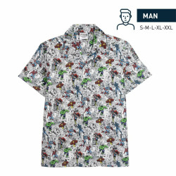 Shirt Marvel Light grey (Adults)