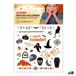 Temporary Tattoos Alpino Halloween (18 Units)