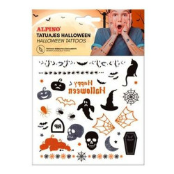 Temporary Tattoos Alpino Halloween (18 Units)