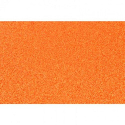 Eva Rubber Fama Glitter Orange 50 x 70 cm (10 Pieces)