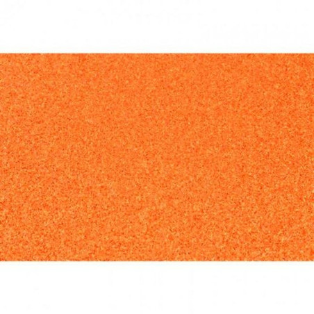 Eva Rubber Fama Glitter Orange 50 x 70 cm (10 Pieces)