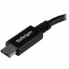 USB A to USB C Cable Startech 4105490 Black 15 cm