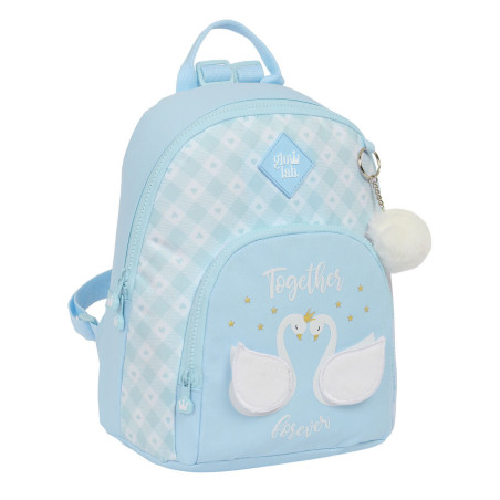 Rucksack Glow Lab Cisnes Mini Light Blue 25 x 30 x 13 cm