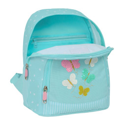 Rucksack Moos Butterflies Mini Light Blue 25 x 30 x 13 cm