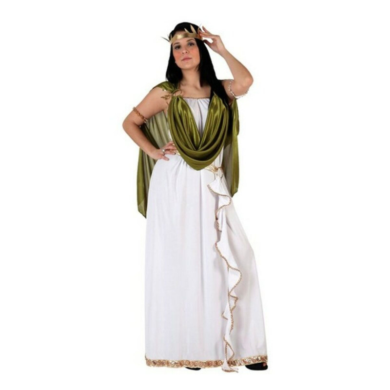 Costume for Adults White Roman Woman 4 pcs