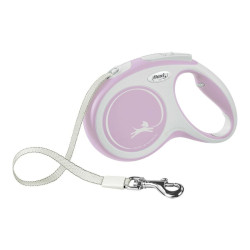 Dog Lead Flexi NEW COMFORT Pink Size S