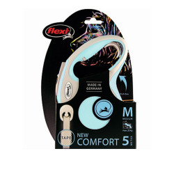 Dog Lead Flexi NEW COMFORT Size S Light Blue