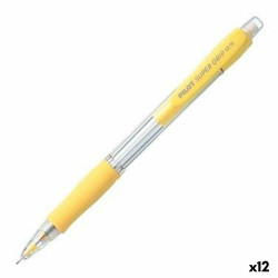 Pencil Lead Holder Pilot Super Grip Yellow 0,5 mm (12 Units)