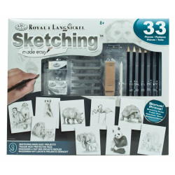 Drawing Set Royal & Langnickel SKETCHING MADE EASY 33 Pieces