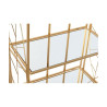 Shelves DKD Home Decor Golden Metal Mirror 60 x 32 x 181,5 cm