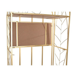 Shelves DKD Home Decor Golden Metal Mirror 60 x 32 x 181,5 cm