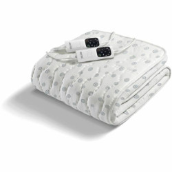 Electric Blanket IMETEC 16631 White/Grey Cotton