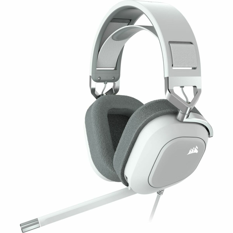 Headphones with Microphone Corsair HS80 RGB USB White