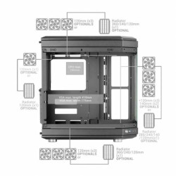 ATX Semi-tower Box Mars Gaming MC-3T Pink