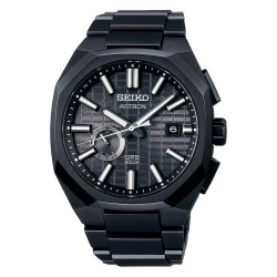 Men's Watch Seiko SOLAR GPS Black (Ø 41 mm)