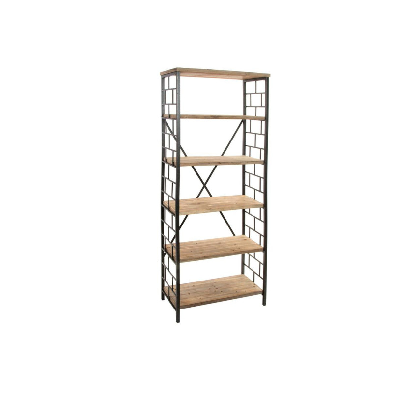 Shelves Home ESPRIT Wood Metal 66 x 35 x 176 cm