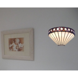 Wall Light Viro Ilumina White Iron 60 W 30 x 22 x 14 cm