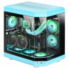 ATX Semi-tower Box Mars Gaming MC-3T  Blue Black