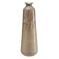 Vase Beige Iron 28 x 28 x 84 cm