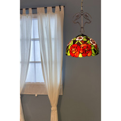 Ceiling Light Viro Red Zinc 60 W 30 x 30 x 30 cm