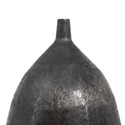 Vase Black 33 x 33 x 120 cm Aluminium