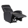 Reclining Armchair Astan Hogar Relax Manual Black Synthetic Leather