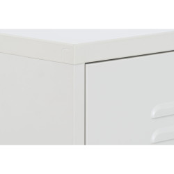 Chest of drawers Home ESPRIT White Metal Vintage 80 x 35 x 102 cm