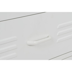 Chest of drawers Home ESPRIT White Metal Vintage 80 x 35 x 102 cm