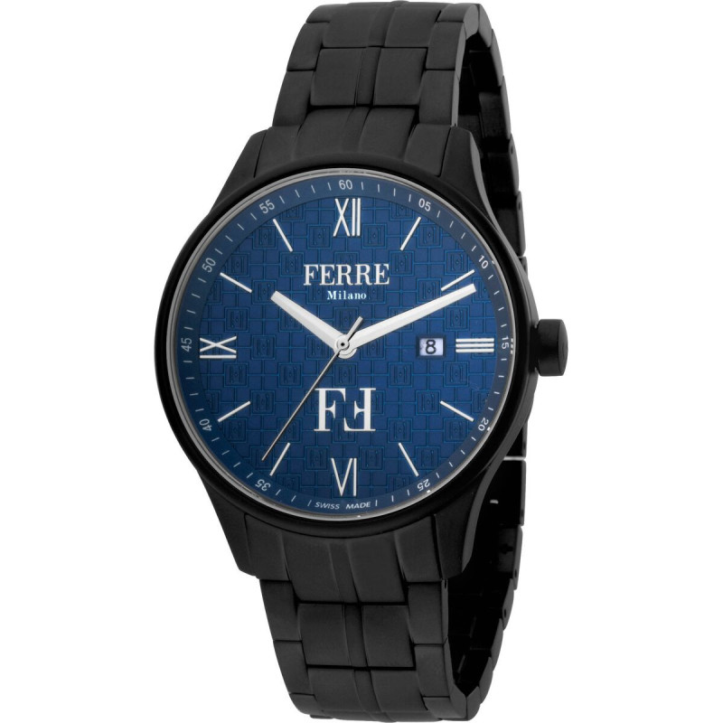 Men's Watch Ferre Milano FM1G112M0261 Black (Ø 20 mm) (Ø 40 mm)