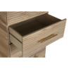 Chest of drawers DKD Home Decor Golden Light brown Wood Paolownia wood MDF Wood Scandi 45 x 40 x 100 cm 42 x 40 x 100 cm