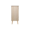 Chest of drawers DKD Home Decor Golden Light brown Wood Paolownia wood MDF Wood Scandi 45 x 40 x 100 cm 42 x 40 x 100 cm