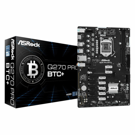 Motherboard ASRock Q270 Pro BTC+ INTEL Q270 LGA 1151