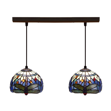 Ceiling Light Viro Blue Iron 60 W 50 x 20 x 20 cm