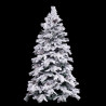 Christmas Tree White Green PVC Metal Polyethylene 210 cm