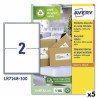 Printer Labels Avery LR7168 White 100 Sheets 199,6 x 143,5 mm (5 Units)